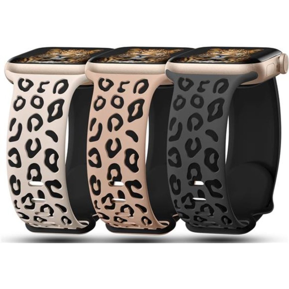 NEW Engraved Apple Watch Bans 3 Pack